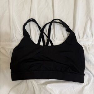 Lululemon Black Strappy Sports Bra BRAND NEW